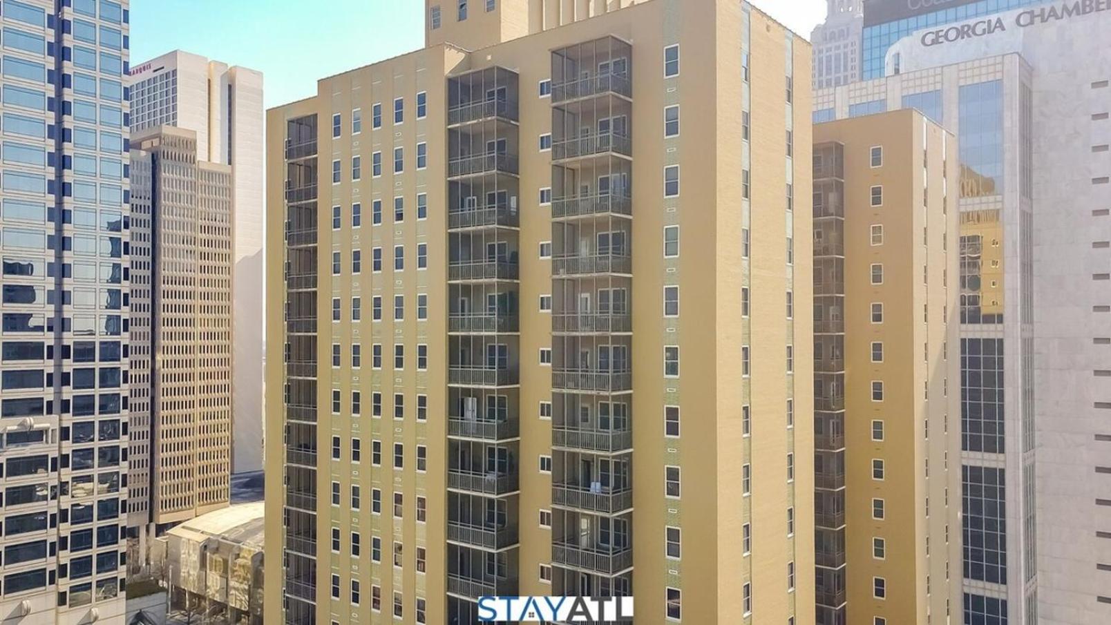 High Rise Downtown Condo With Skyline View Atlanta Buitenkant foto